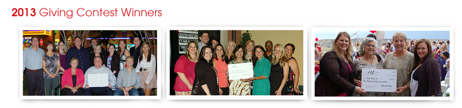 2013 Charity Contest Winners