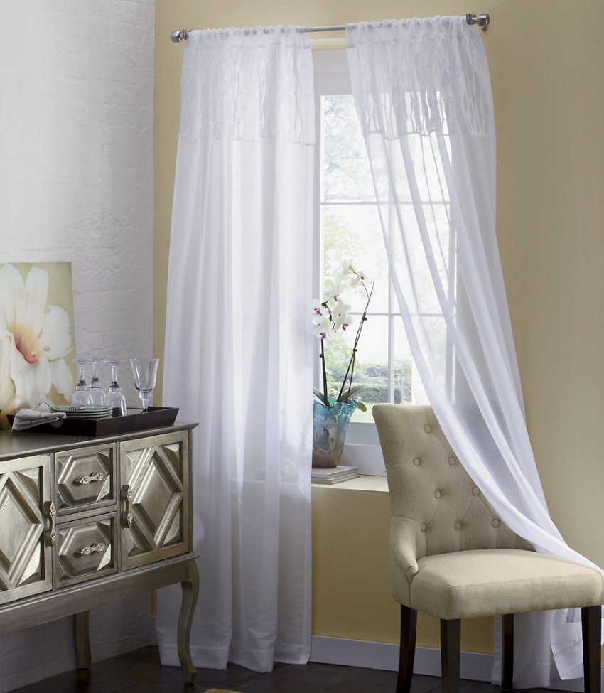 Smock Top Sheer Panels