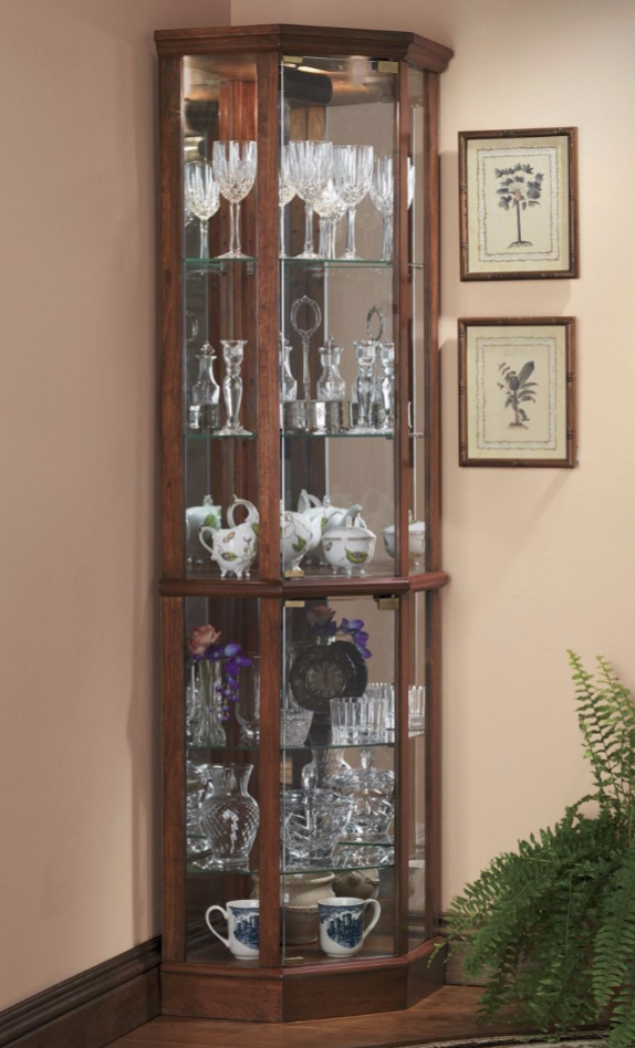 Lighted Corner Curio