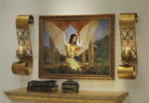 Add a dash of inspiration to your décor with a tender, moving figurine or angel wall art. 