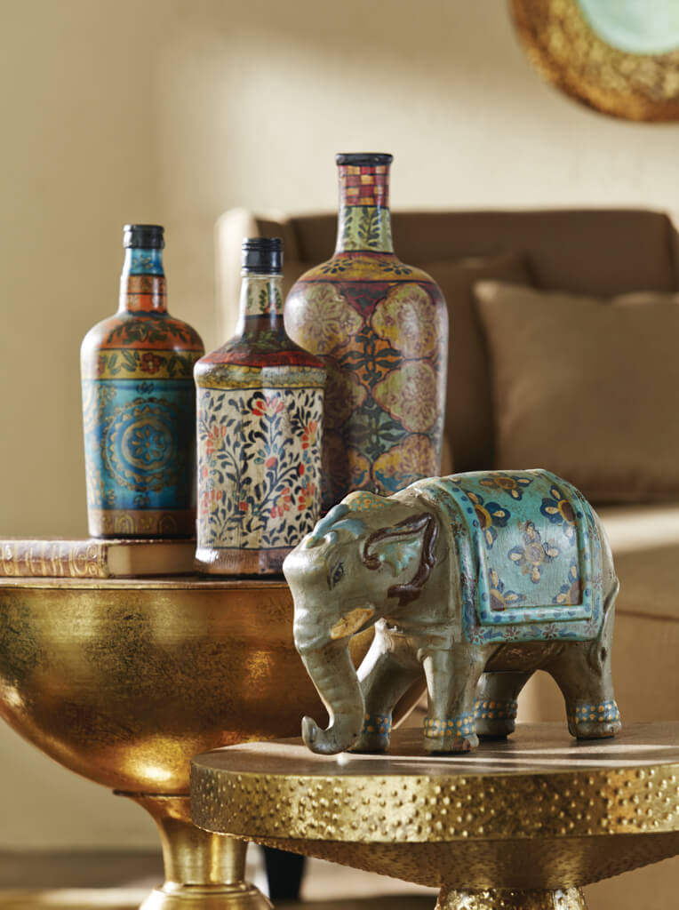 Circus Bottle and Elephant