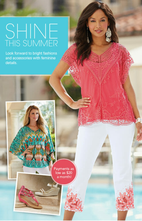 New bright and breezy fashions for summertime fun!