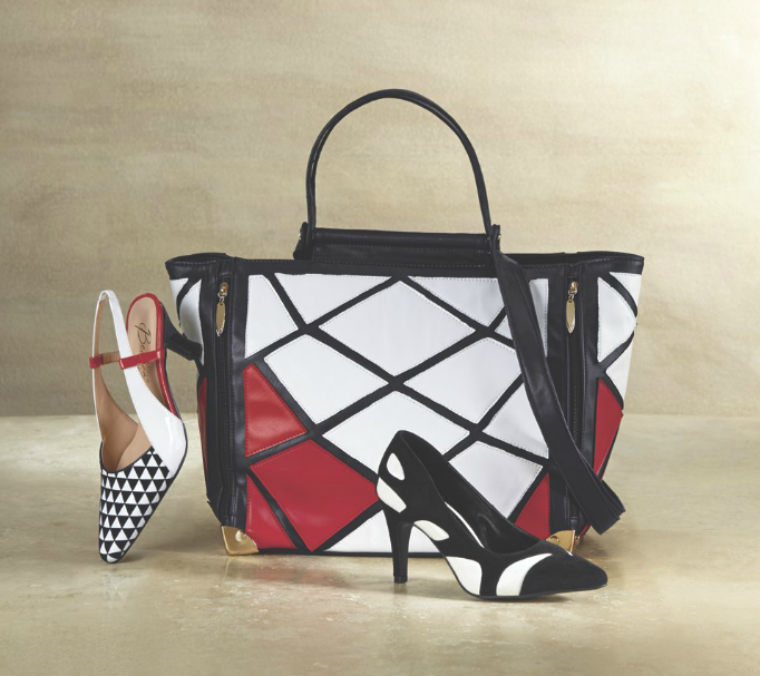 Black & white & pop of color with your accessories