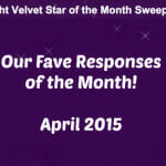 Star of the Month Fave Responses-Apr-2015