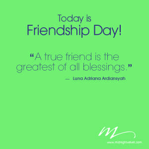 Quote image about friendship day