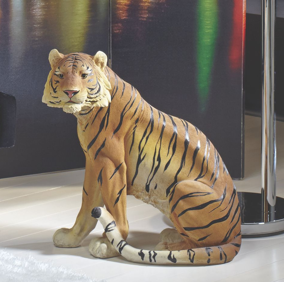 Tiger Floor Figurine