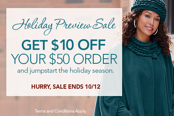 Holiday Preview Sale from Midnight Velvet