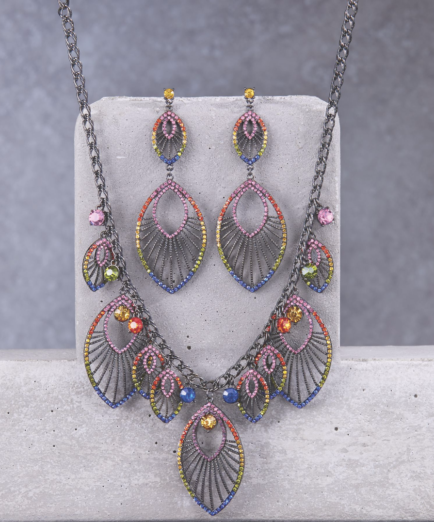 Multicolor Crystal Jewelry