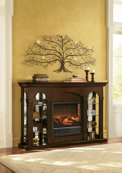 elegant fireplace