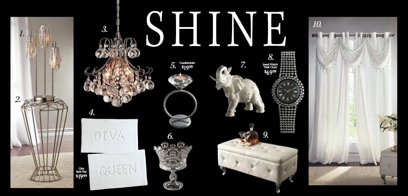 Glitz & Shine Home Decor from Midnight Velvet 