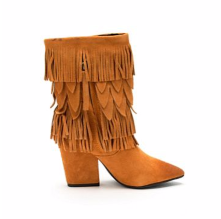 Wicken Fringe Boot by Mojo Moxy