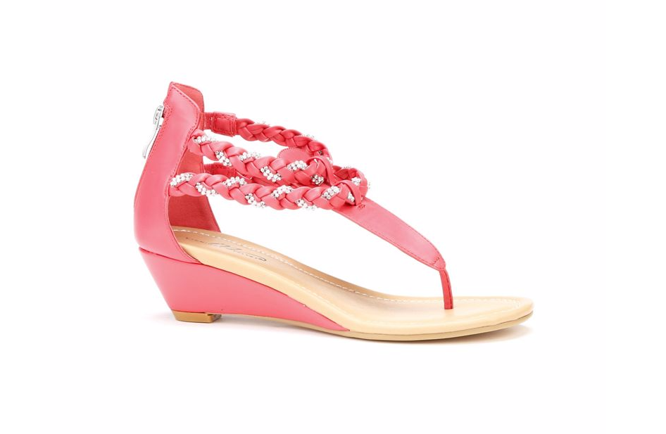 Braided Rhinestone Sandal by Midnight Velvet
