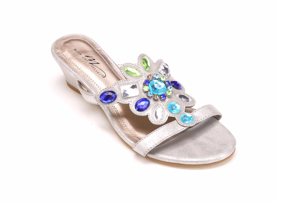 Colored Jewels Sandal by Midnight Velvet