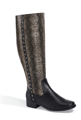 Mobile Tall Boot by Andiamo with faux snake