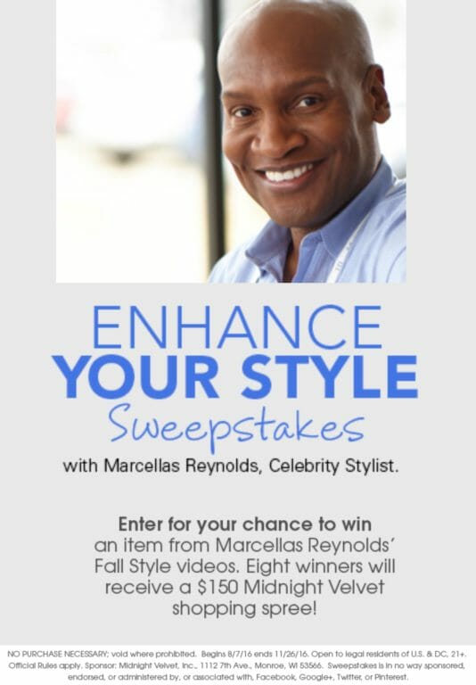 Marcellas Sweepstakes with Midnight Velvet