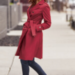 Invest in a red trench this season