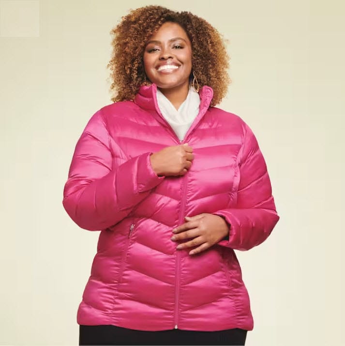 Pink Puffer Jacket